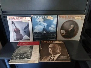 The Etude Music Magazine Lot of 5 Years 1948 & 1953 13b - Picture 1 of 20