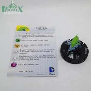 Heroclix Batman set Beast Boy (Dolphin) #005 Common figure w/card! - Picture 1 of 1