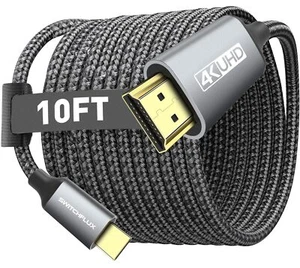 USB C to HDMI Cable 4K 10 FT Aluminum Type C to HDMI Cable High Speed Braided... - Picture 1 of 7