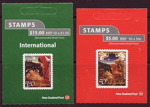  PAR DE FOLLETOS DE NAVIDAD DE NUEVA ZELANDA 2008 BUEN USADO - Imagen 1 de 1