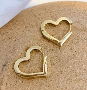 Simple Heart-shaped Versatile Ear Studs Earrings - Picture 1 of 1