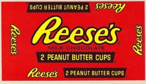 Reese's Peanut Butter Cups - Hershey's Schokolade Werbepostkarte - Bild 1 von 2