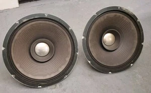 Pair Vintage Rogers Charles Signature 12” HIFI 8 0hm Tube amp Amplifier speakers - Picture 1 of 8