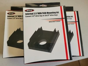 BYTECC BRACKET-35225 2.5" HDD/SSD Mounting Kit for 3.5" Drive Bay or Enclosure(3 - Picture 1 of 1
