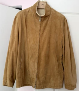 Fedeli Suede Leather Jacket with Cashmere Lining M (Eu50) - Pre-owned Excellent - Picture 1 of 24