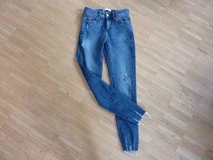 Zara Jeans slim Gr. 34 blau Cutout - Bild 1 von 8