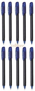 Pentel Energel Bl 417 Rouleau Gel Stylo - Bleu Encre 0.7mm Point - Paquet De 10 - Photo 1/7
