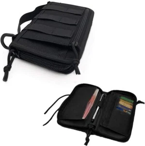 Tactical Men's Clutch Wallet Long Card Holder Case Phone Pouch Handbag Black US - Picture 1 of 12