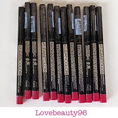 12 pencils KLEANCOLOR AP122 FUCHSIA RECTRACTABLE LIP LINER PENCIL - Image 1 of 2