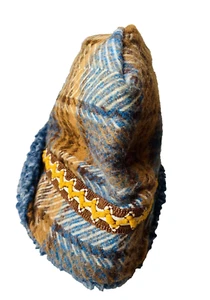 Sombrero multicolor de lana vintage para damas de Krystal Cap Co Ltd, Toronto talla S - Imagen 1 de 5