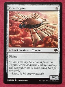 Magic The Gathering DOMINARIA REMASTERED ORNITHOPTER artifact card MTG - Bild 1 von 2