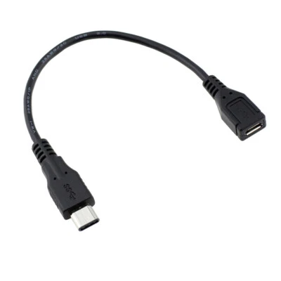 R16 USB 3.1 Typ C Stecker zu Micro USB Buchse Adapter Kabel Datenkabel Ladekabel - Bild 1 von 4