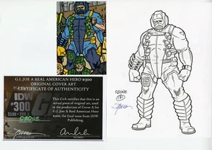 Gi Joe #300 Ozon #131 Original Cover Art IDW von Jamie Sullivan mit Echtheitszertifikat - Bild 1 von 3