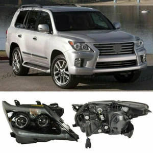 For LEXUS LX570 2008-2015 Smoky LED Headlight Assembly Sequential Turn Signal 2P - Bild 1 von 8
