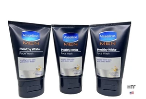 Vaseline Men HEALTHY WHITE FACE WASH VISIBLY FAIRER SKIN WITH EVERY WASH See Pic - Picture 1 of 4