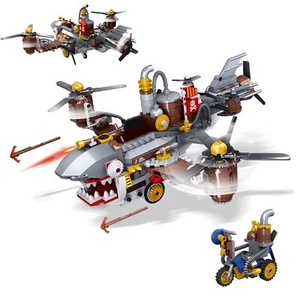 Winner STEM Building Toys Sets Shark Ship and Motorcycle, 536 Pcs Building Block - Picture 1 of 7