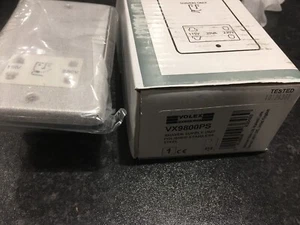 Volex VX9800PS Shaver Supply Unit Polished Stainless Steel - Picture 1 of 6
