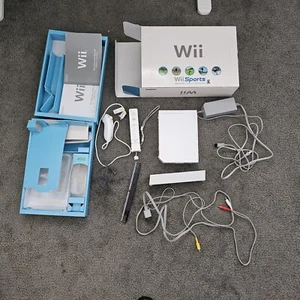 Wii Console With Cables , Controller, Box, And Books  - Picture 1 of 2