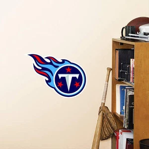 Tennessee Titans NFL Logo Teammate Fathead Poster Wall Graphics 15" W x 8 1/2" H - Picture 1 of 1