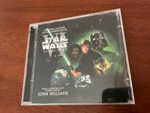 STAR WARS EPISODE IV-RETURN OF THE JEDI  SOUNDTRACK  RARE OST 2XCD USA - Picture 1 of 2