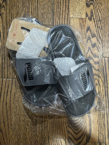 Sandali da uomo PUMA Cool Cat 2.0 slide taglia 10 grigi comodi sportivi casual