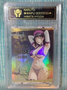 HINATA HYUGA Naruto Anime Waifu Goddess CUSTOM CARD NM - Picture 1 of 2