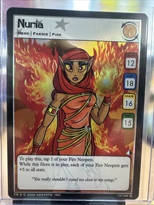 Neopets TCG Nuria 10/100 Lost Desert Ultra Rare 2005 NM - Picture 1 of 2