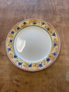 Sango WATERCOLORS APRICOT JAM Sue Zipkin 3002 Dinner Plate 11" 1 ea - Picture 1 of 3