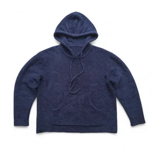 Acne Studios Wool Hoodie Mens Size Small Drop Shoulders Oversized Navy Blue - Picture 1 of 13