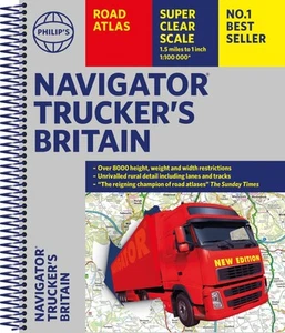Philips Navigator Truckers Britain: Spiral: Spiral (Philips Road Atlases) | 2023 - Picture 1 of 7