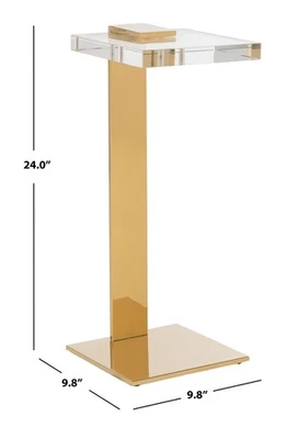 Safavieh MARS ACRYLLIC DRINK TABLE, Reduced Price 2172763843 SFV3563A - Image 1 of 4