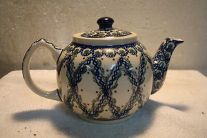 Polish Pottery Boleslawiec Tea Pot 4 cups - Picture 1 of 11