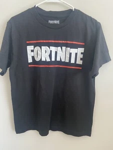 Fortnite black short sleeve T-Shirt size 18/20 - Picture 1 of 6