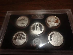 2013 S Proof State Silver Quarter Set No paperwork 5 Coins Free Ship - Picture 1 of 2