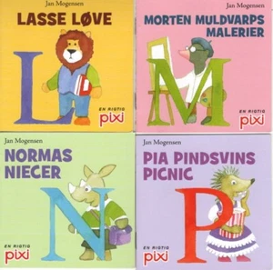 4 PIXI Bücher DÄNISCH Danish Dansk ABC Alfabet Alphabet - Picture 1 of 1