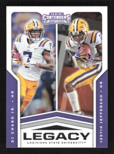2020 Panini Contenders Draft Legacy #7 D.J. Chark Jr./Justin Jefferson! *PWE* - Picture 1 of 2