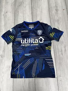 Leeds United 2018 2019 Away Shirt | Kappa Kit | Child 9-10 Years | Football Top - Picture 1 of 7