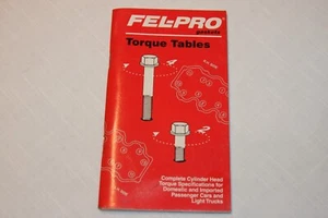 Fel-Pro Torque Tables 486-96 Complete Cylinder Head Torque Specs Book - Picture 1 of 4