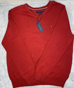 Tommy Hilfiger Pullover, Herren Größe L, rot, neu mit Etikett - Bild 1 von 2