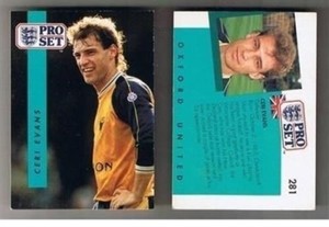Proset Pro Set 1990-91 Single Football Player Cards – Various Teams O to W