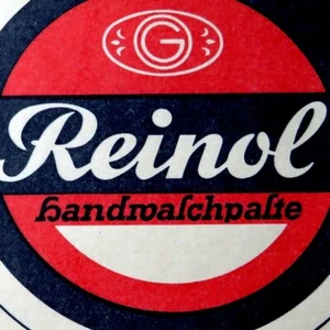 REINOL Handwaschpaste 1 Block Einwickel Papier Nachrodt um 1975 PERFEKT Drogerie