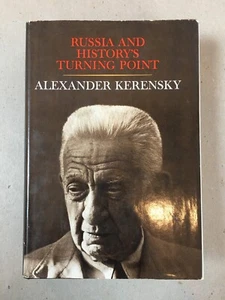 Alexander Kerensky "Russia and History's Turning Point" SIGNED 1st Edition 1965 - Imagen 1 de 7