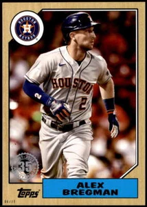 Alex Bregman 2022 Topps 5x7 1987 Topps 35th Anniversary Gold #T87-81 6/10 Astros - Picture 1 of 2