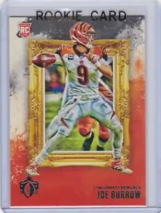 Tarjeta de novato Joe Burrow Bengals VERSIÓN VERDE $$ RC Gridiron Kings Fútbol LSU! - Imagen 1 de 2
