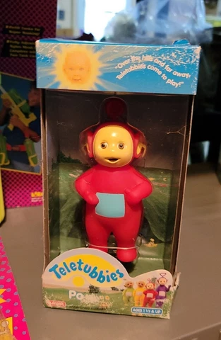 1998 TELETUBBIES Playskool Hasbro MiB Vinyl Figure - 5" Po MiB New Cover
