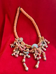Vintage Multi Colored Beaded Choker Necklace - Picture 1 of 13