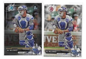 (2) MJ Melendez 2017 1st Bowman Chrome + 1st Bowman Draft BD-172 - Picture 1 of 1