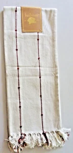Brewster Home Fashions Woven Throw Blanket Natural Rust 50 X 60 inches New - Picture 1 of 8