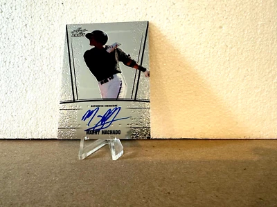 Manny Machado 2011 Leaf Metal Draft Auto Rookie On Card Autograph FREE SHIP - Image 1 of 2