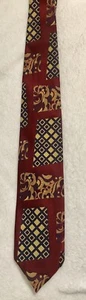 Vintage Trevira Neck Tie Made in Israel 58 1/2 Inch Length X 4 1/4 Inch - Foto 1 di 5